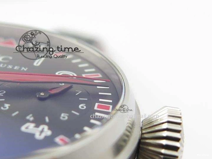 MIROTIME 0501 RelaxedFit Big Pilot Real PR IW500435 “Muhammad Ali” ZF Best Edition On Black Leather Strap A 7295